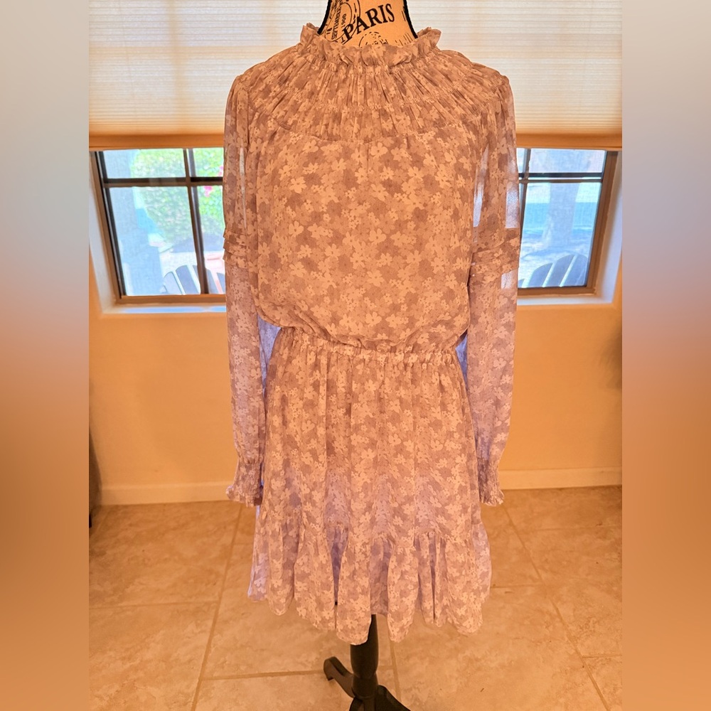 Michael Kors- Michael lilac floral print dress.